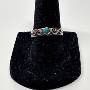 Silver Ring with Turquoise Stone